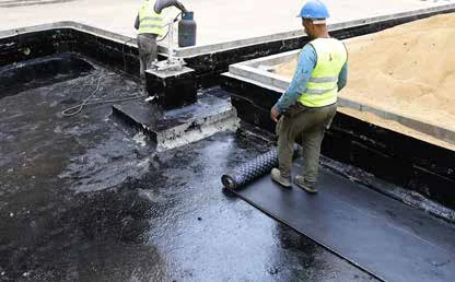 Bituminous Membrane application