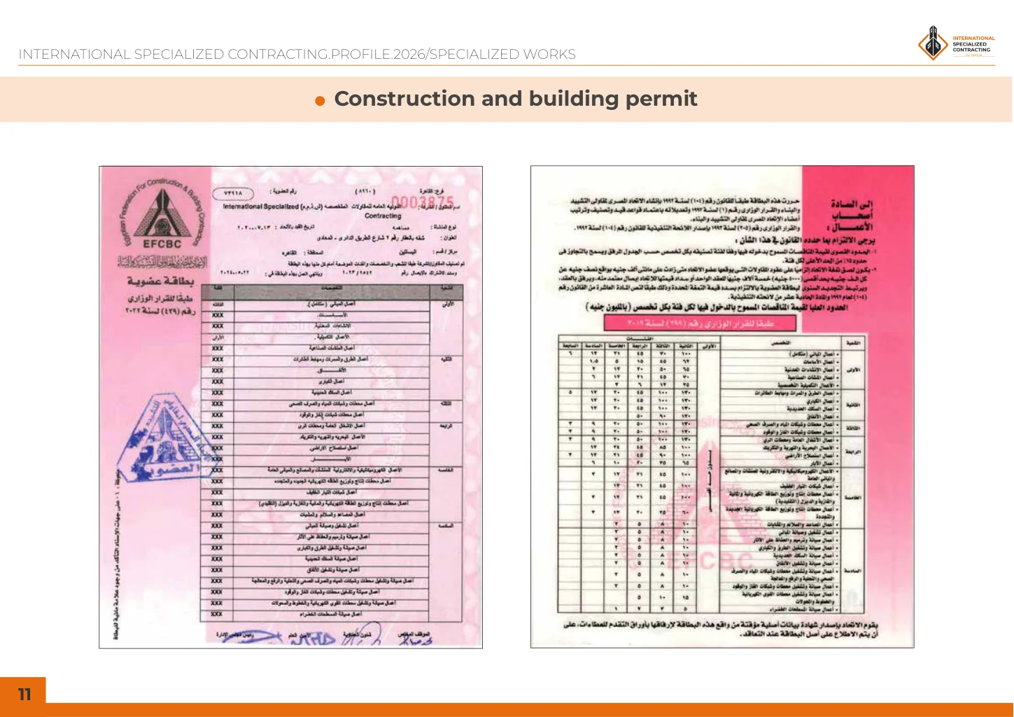 Construction and building permit source document