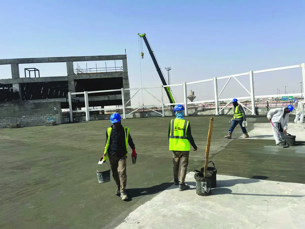 Al Kharj Entertainment Complex β Roofing site works