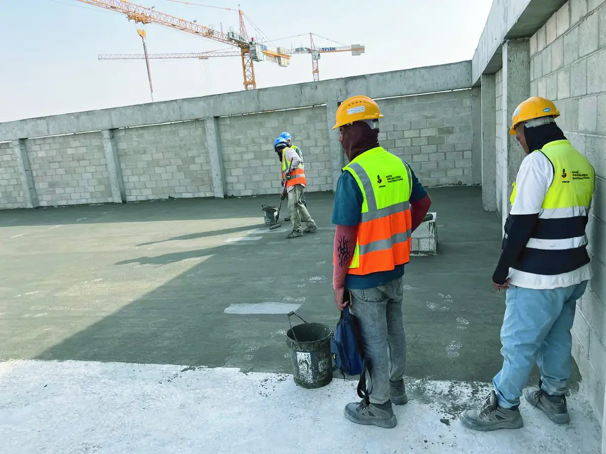 Al Kharj Entertainment Complex β Waterproofing site works