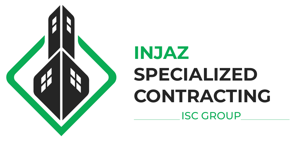 Injaz Specialized Contracting ISC Group logo